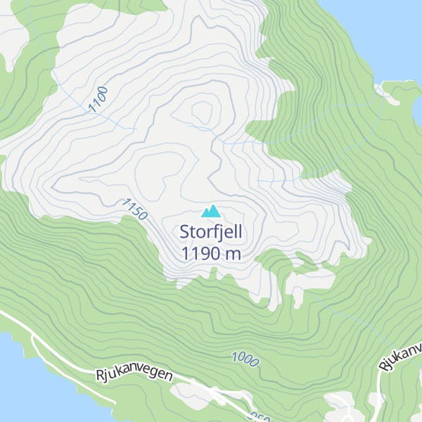 Map of Storfjell