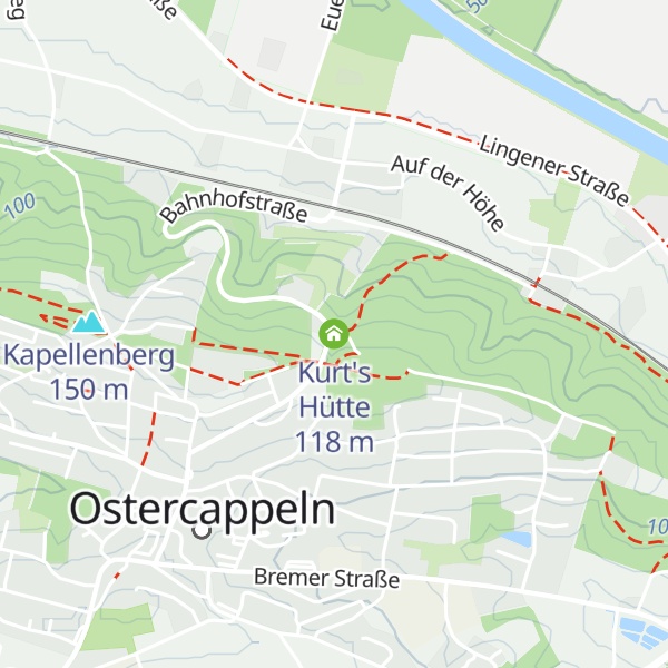 Map of Kurt's Hütte