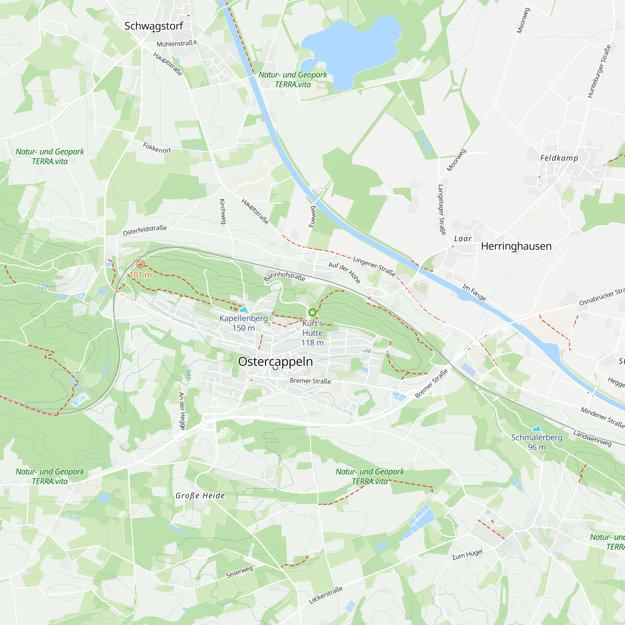 Kurt's Hütte map