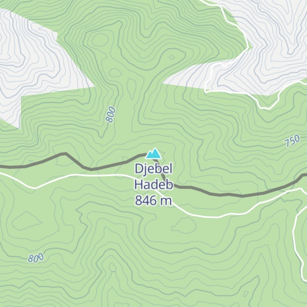 Map of Djebel Hadeb