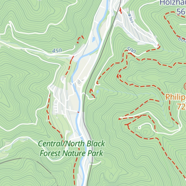 Map of Kirchbühl Hütte