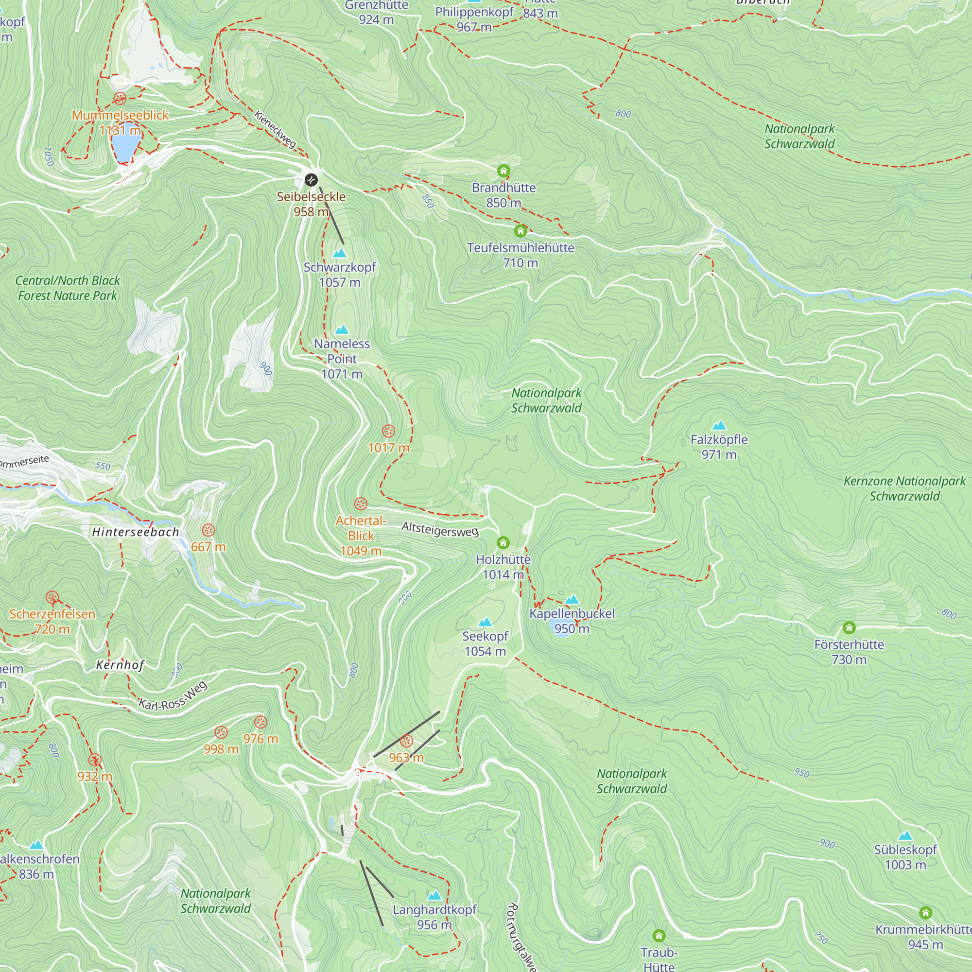Darmstädter Hütte map