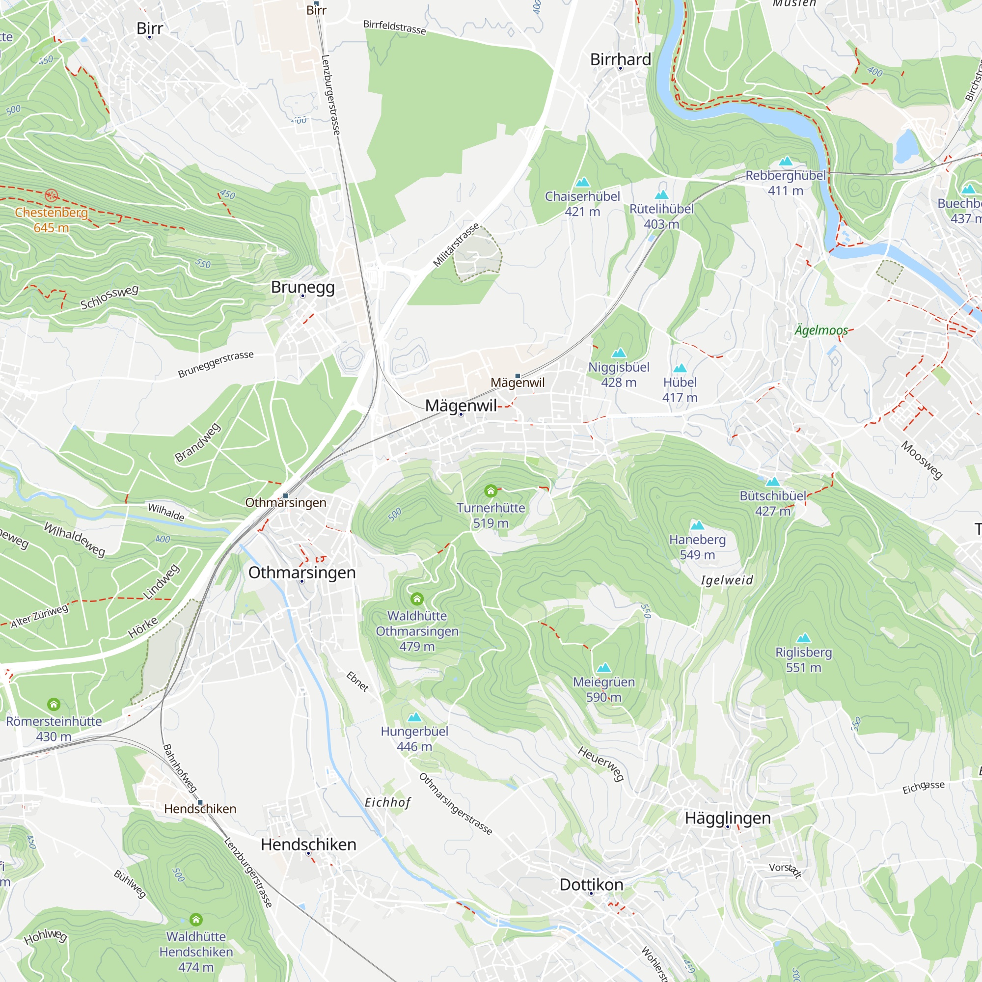 Turnerhütte map