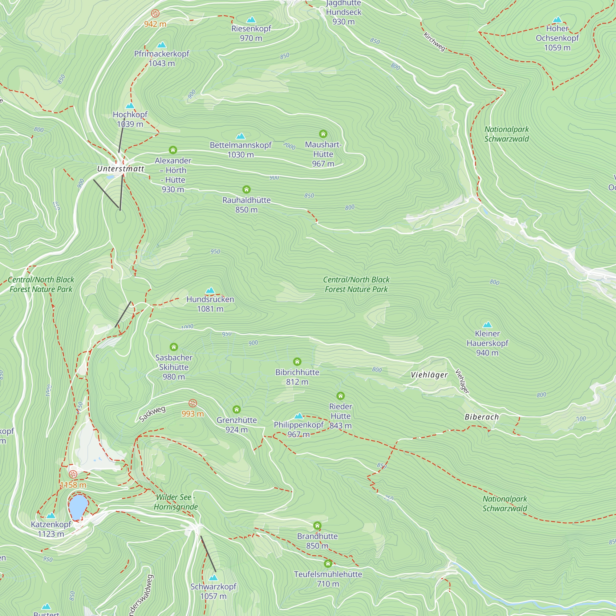 Hauerskopfhütte map