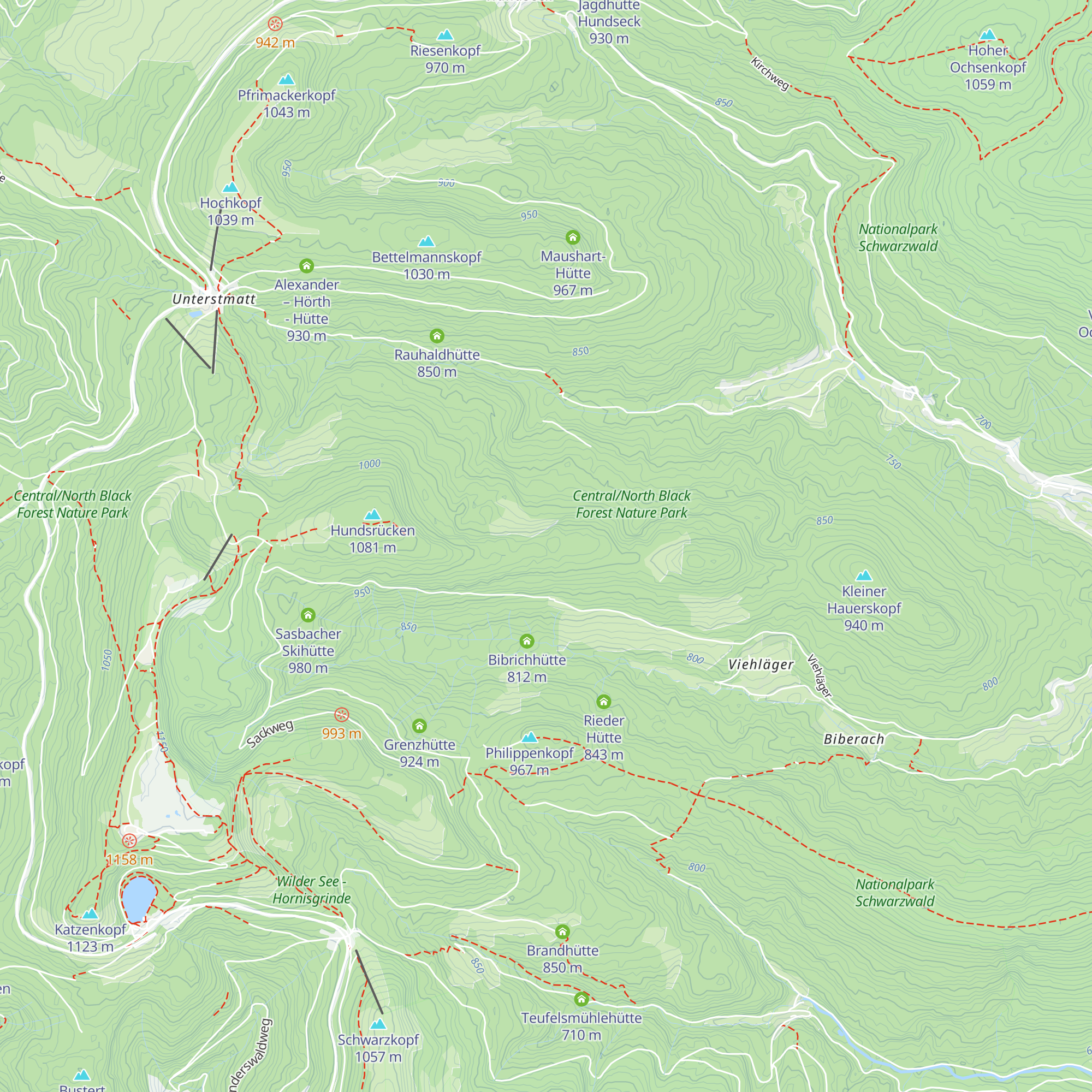 Hauerskopfhütte map