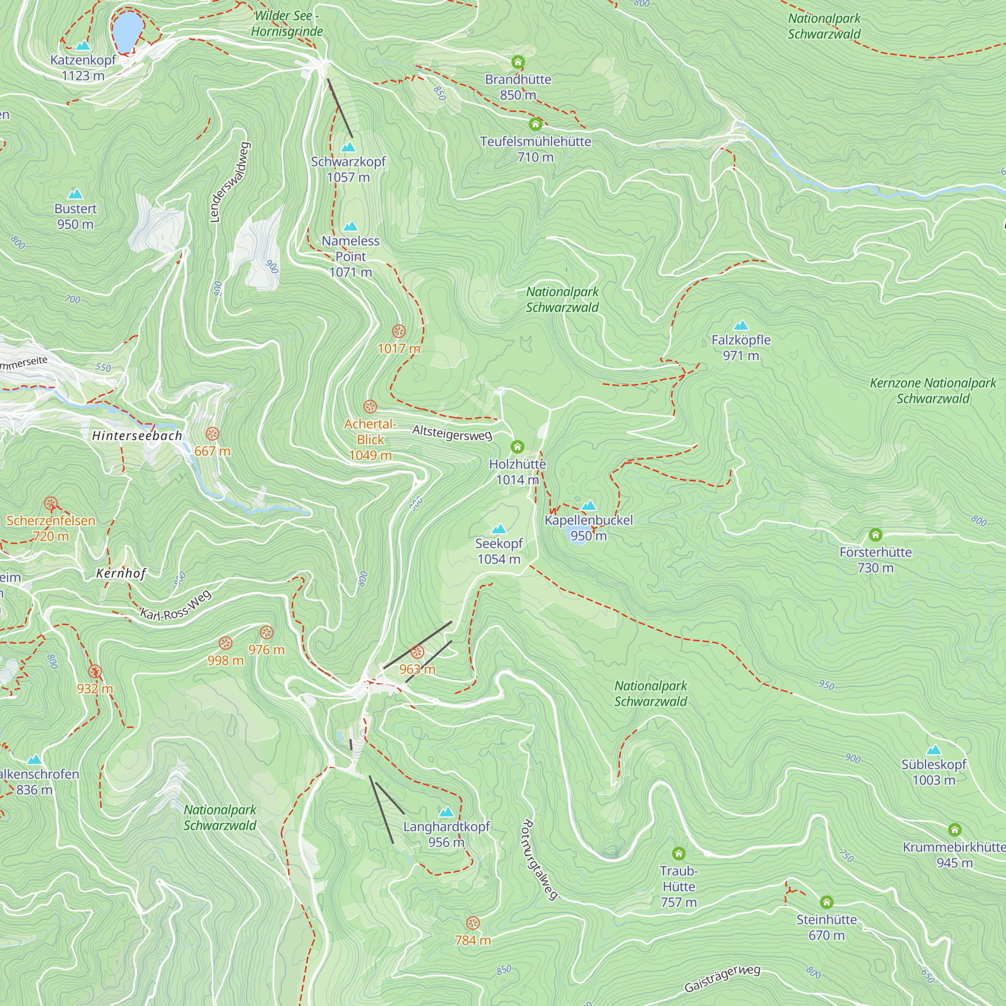 Acherner Skihütte map