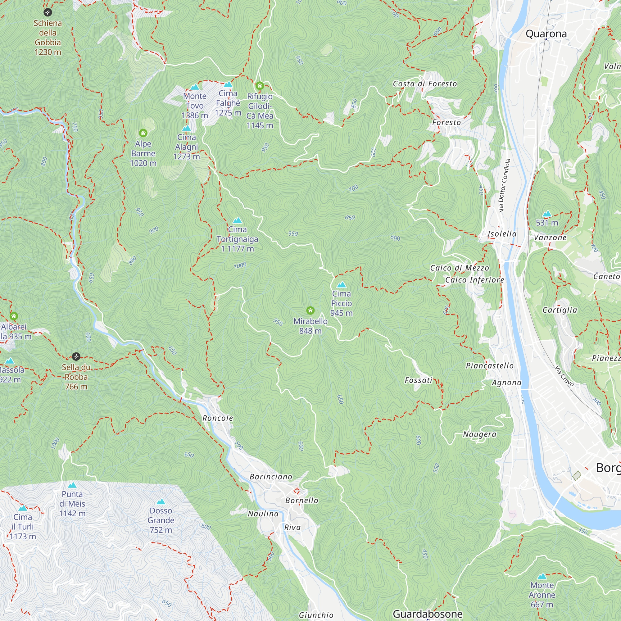 Mirabello map