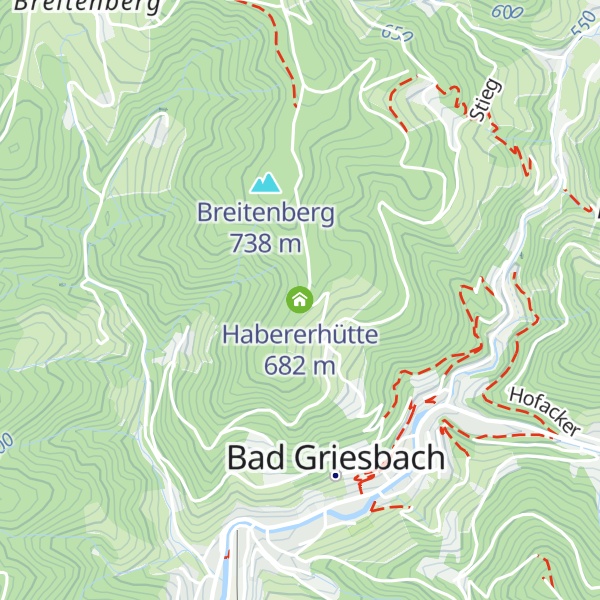 Map of Habererhütte