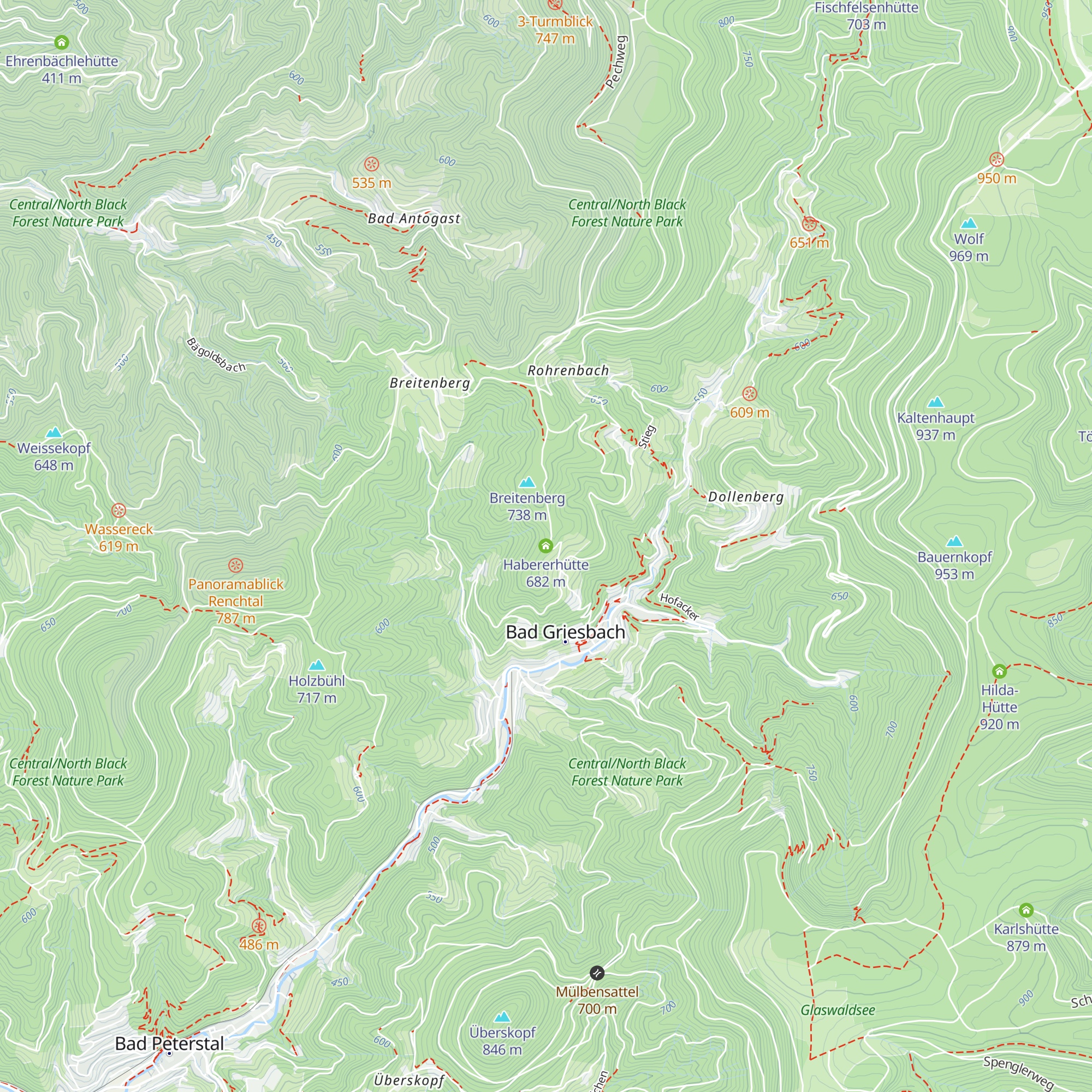 Habererhütte map
