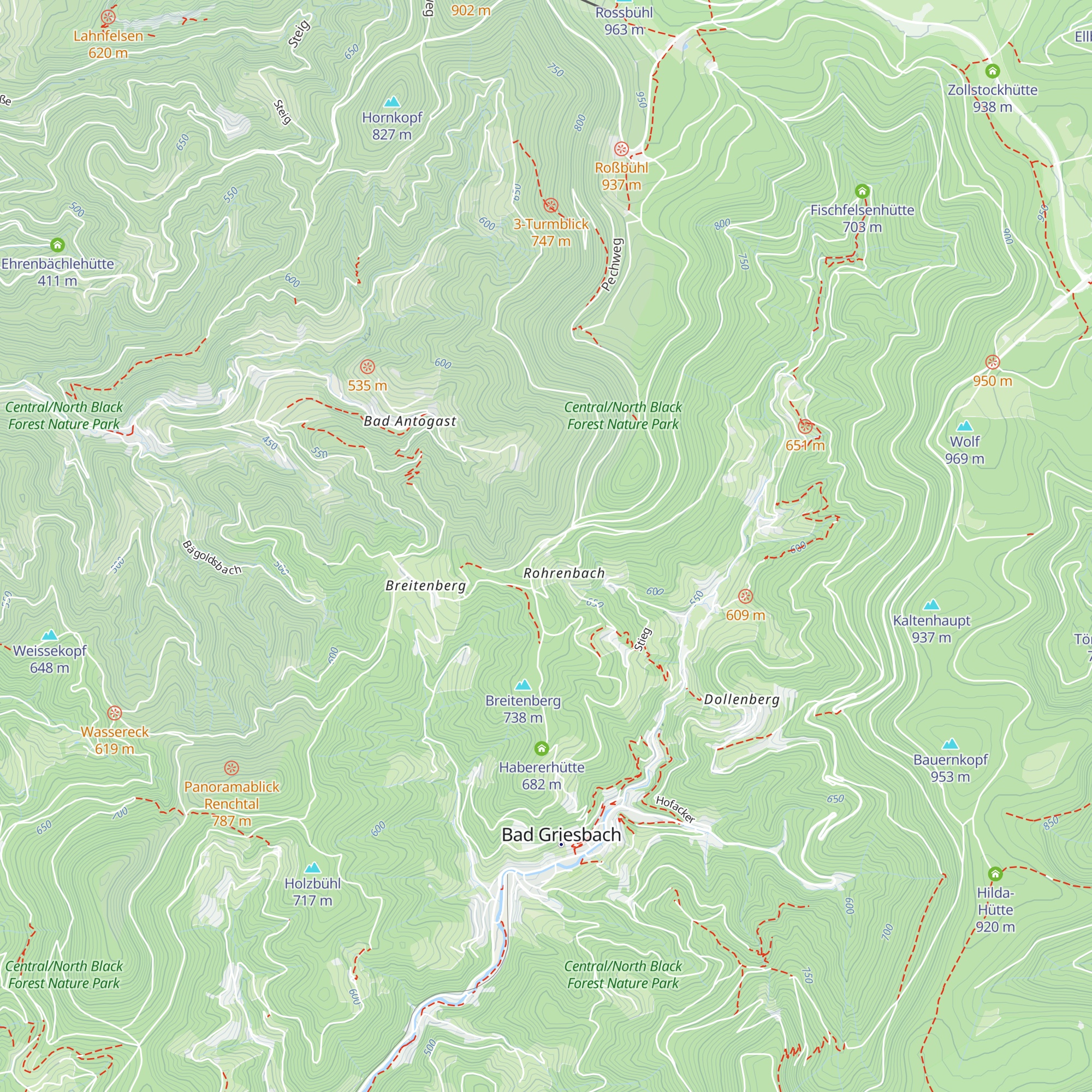 Renchtalhütte map