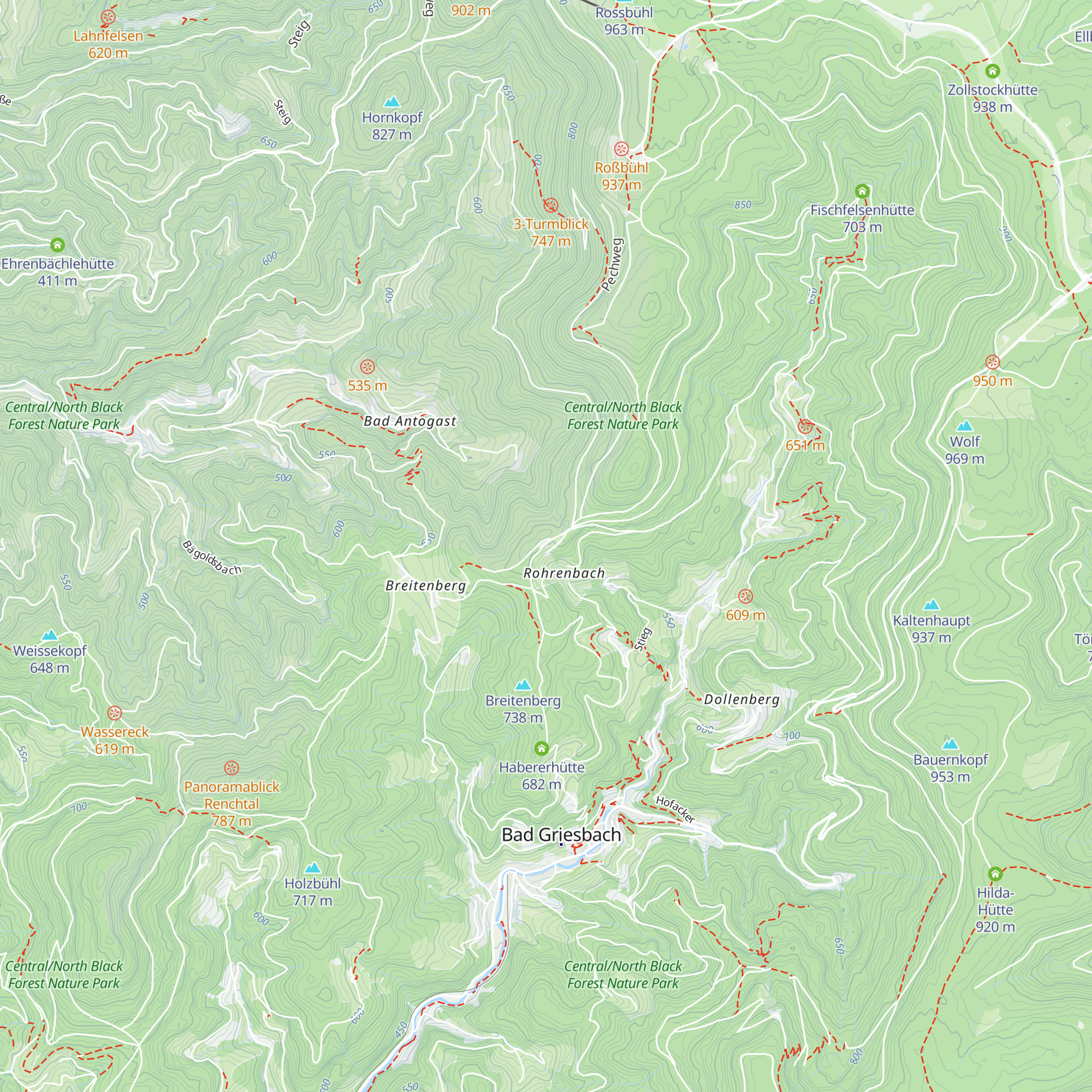 Renchtalhütte map