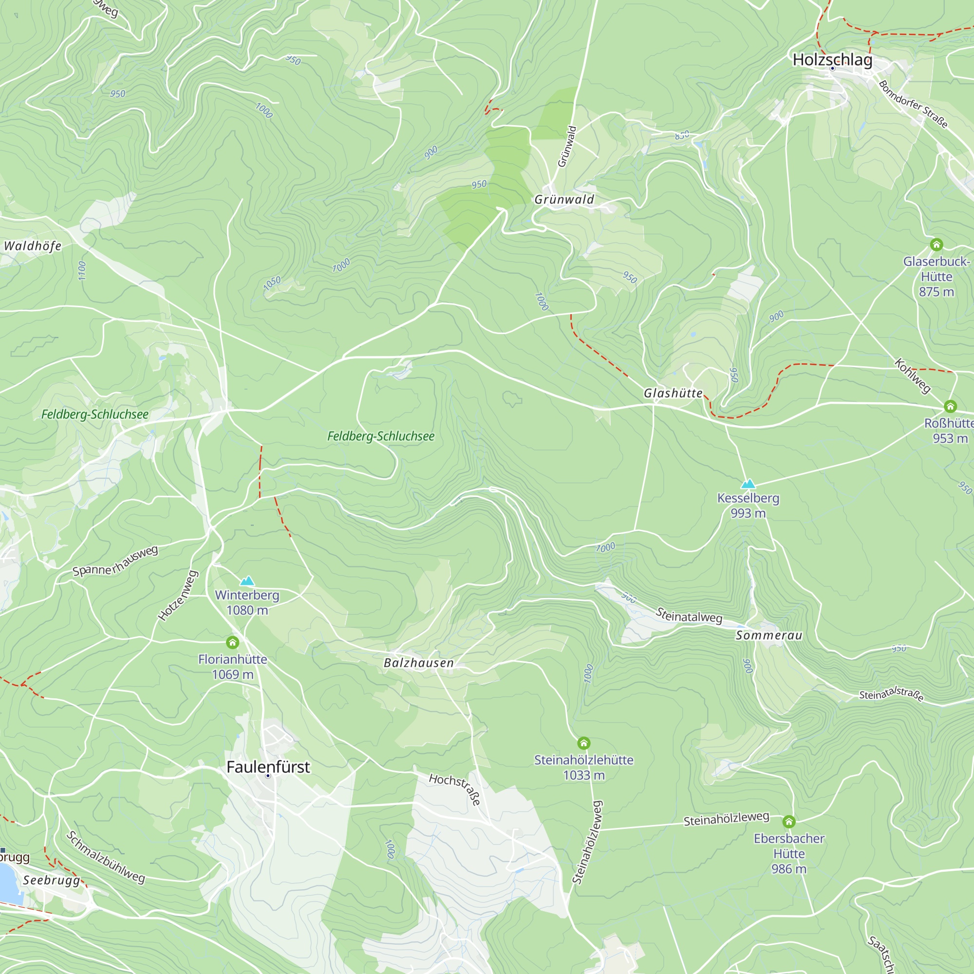 Hummelhütte map