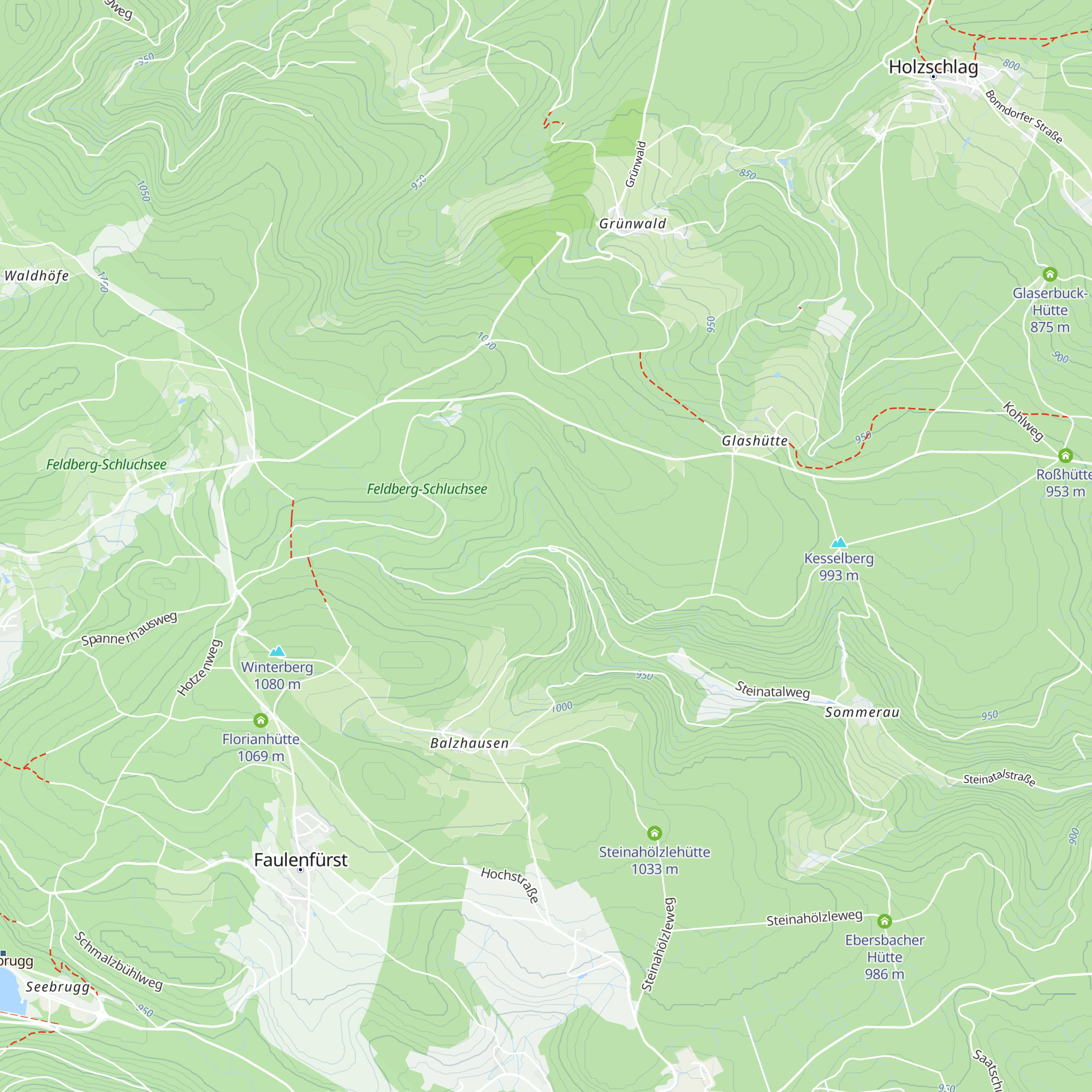Hummelhütte map