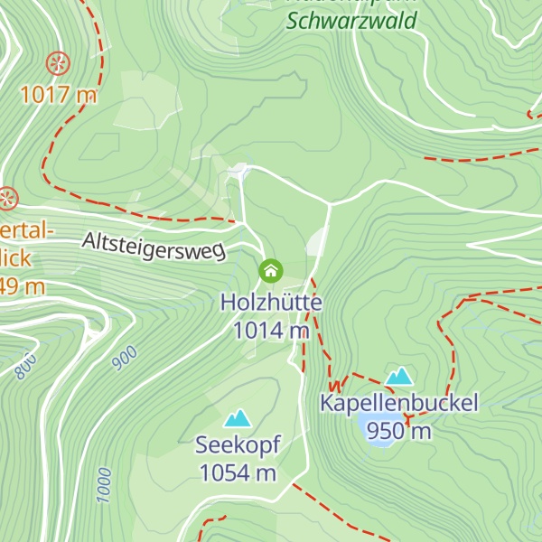 Map of Holzhütte