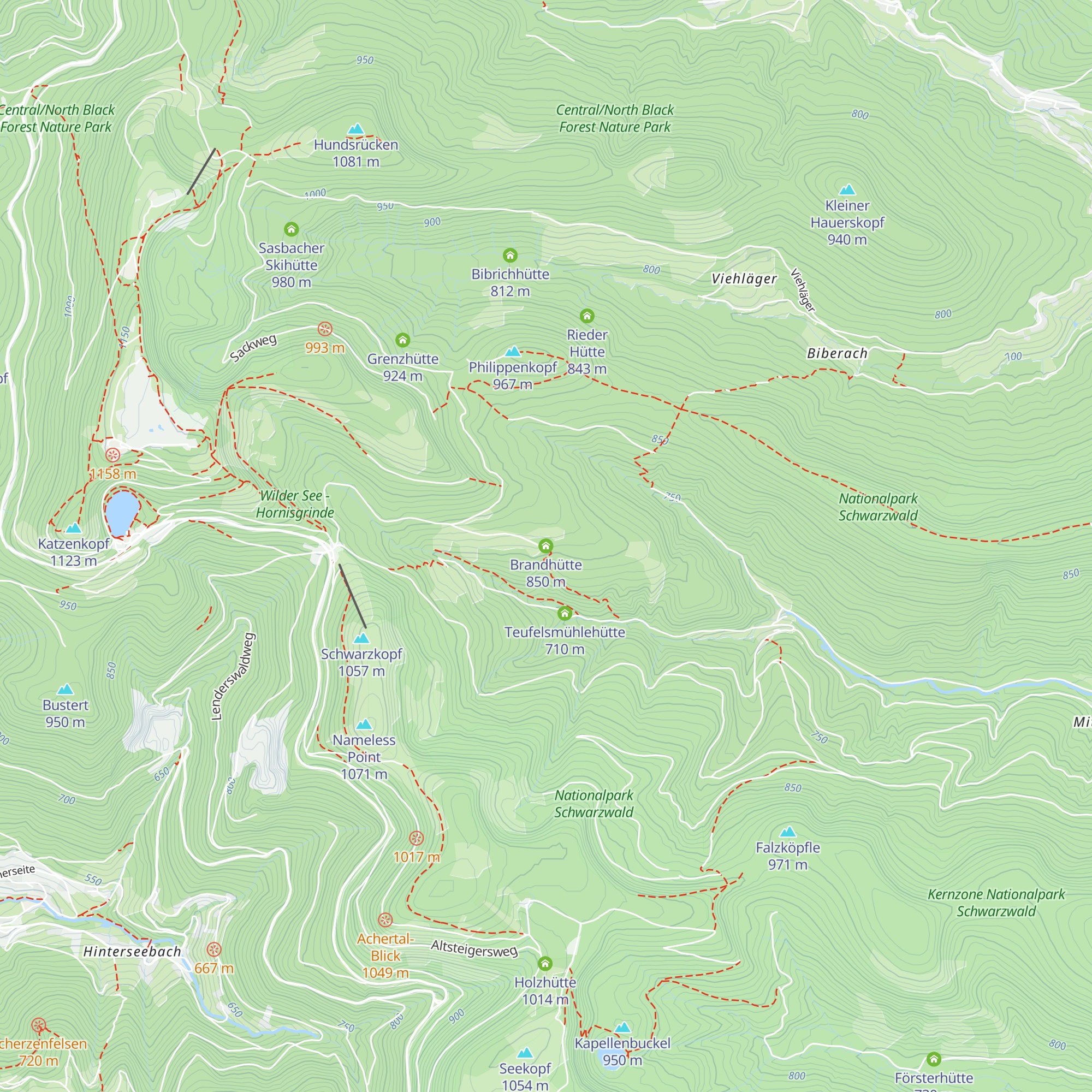 Brandhütte map