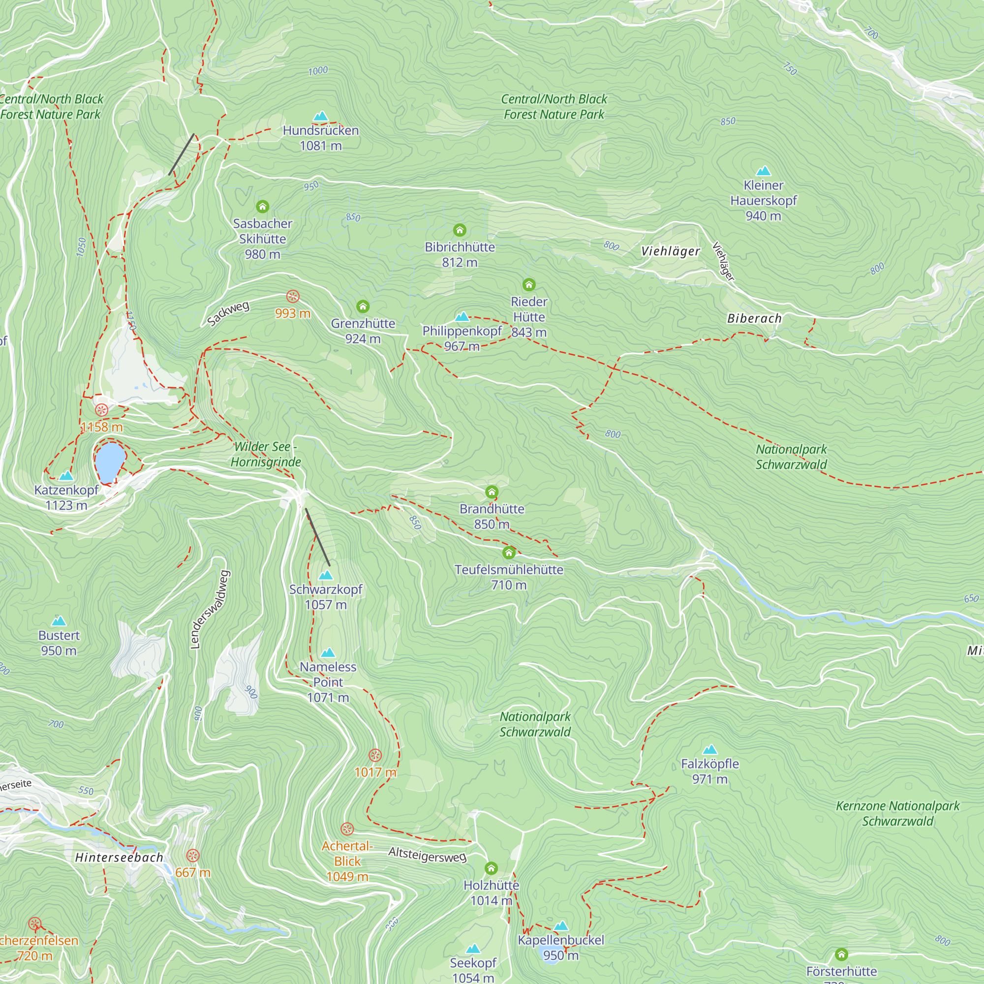 Brandhütte map