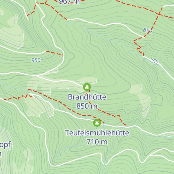 Map of Brandhütte