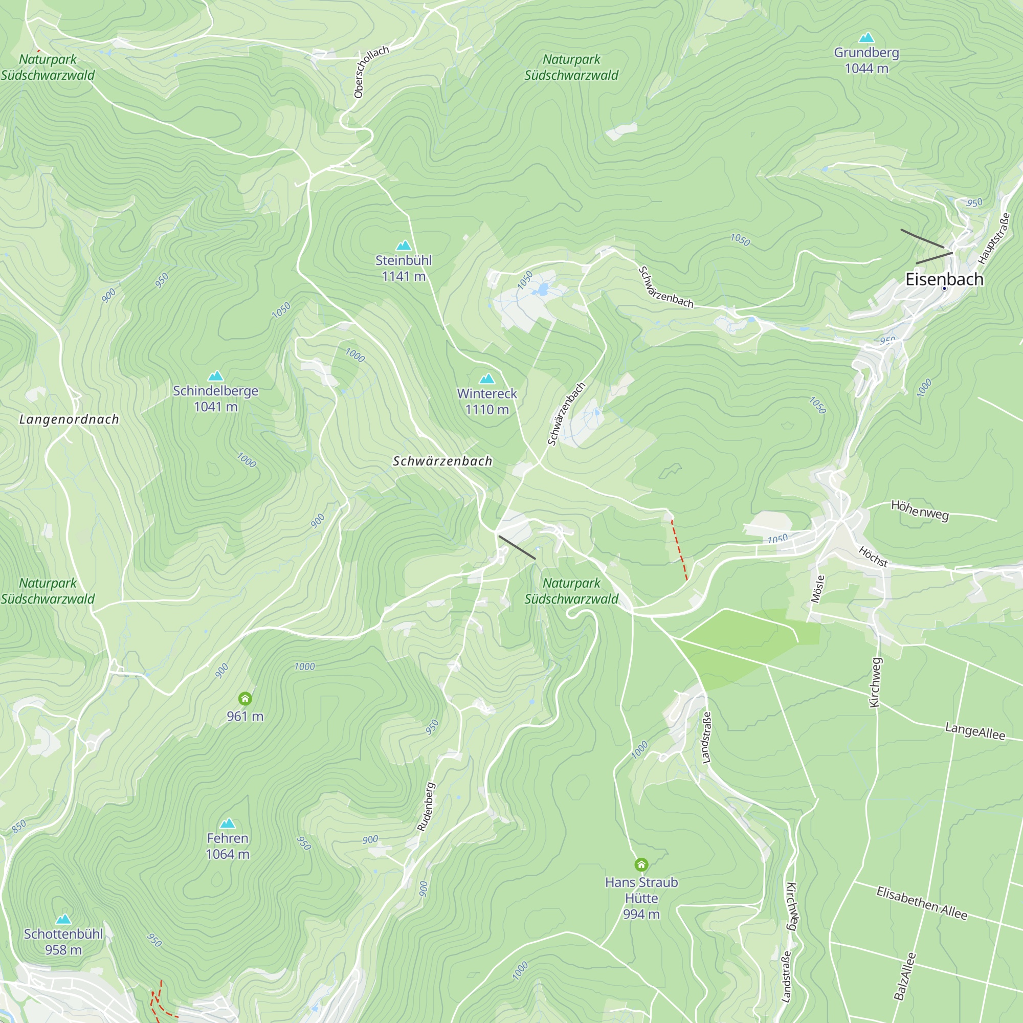 Schutzhütte am Platzberg map