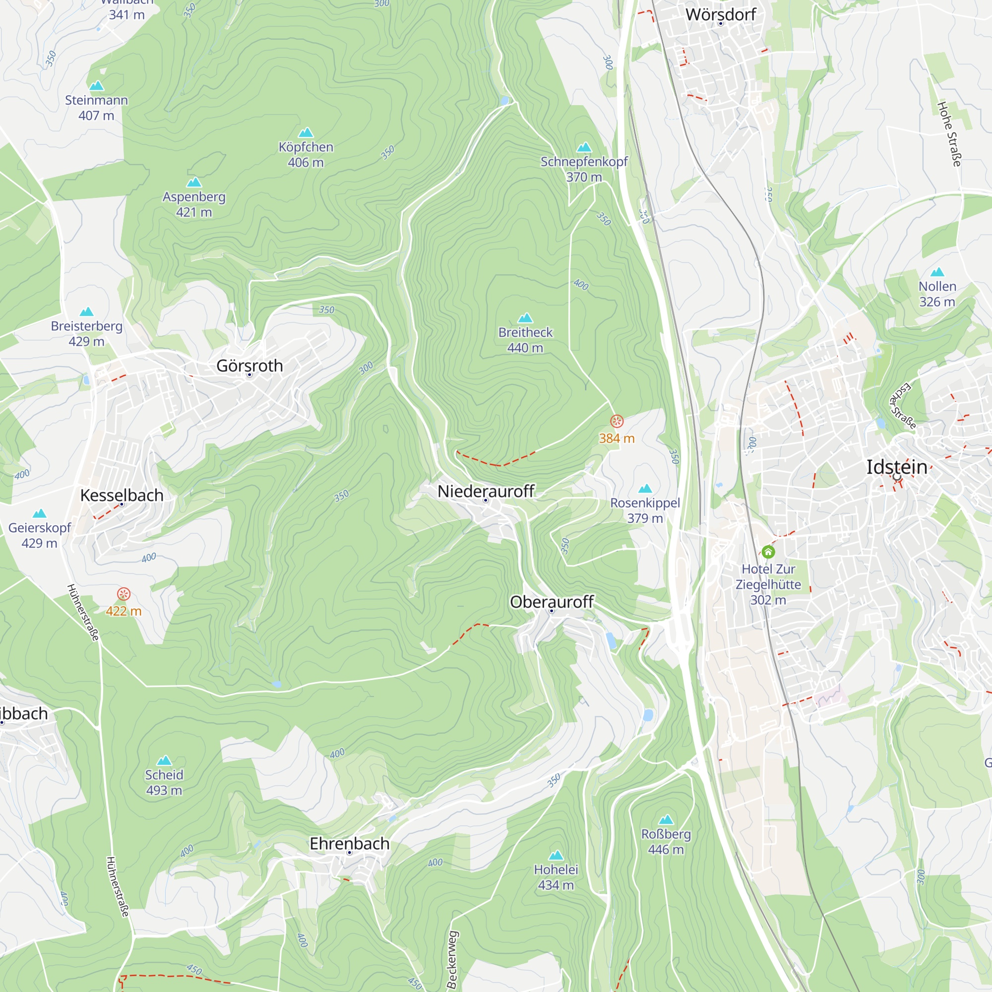 Florianshütte map