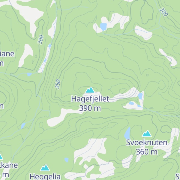 Map of Hagefjellet