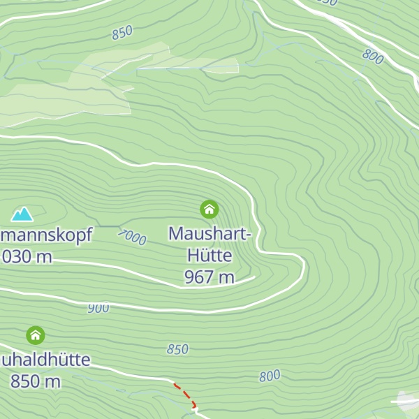 Map of Maushart-Hütte