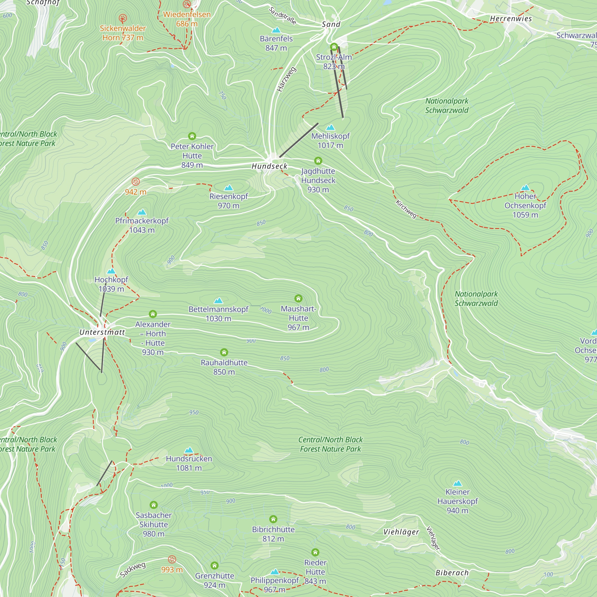 Maushart-Hütte map
