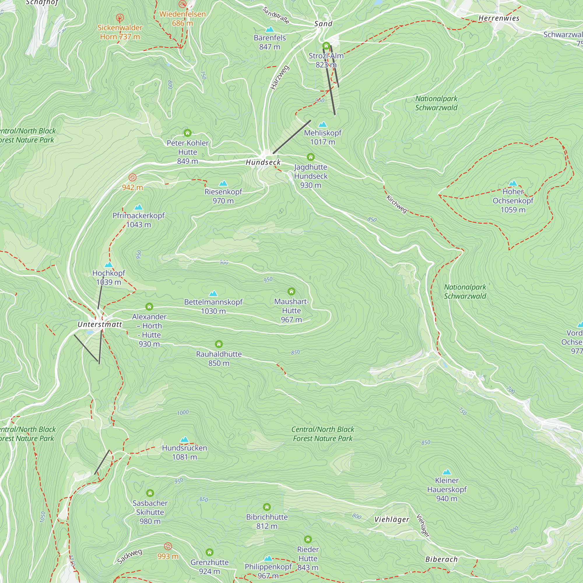 Maushart-Hütte map