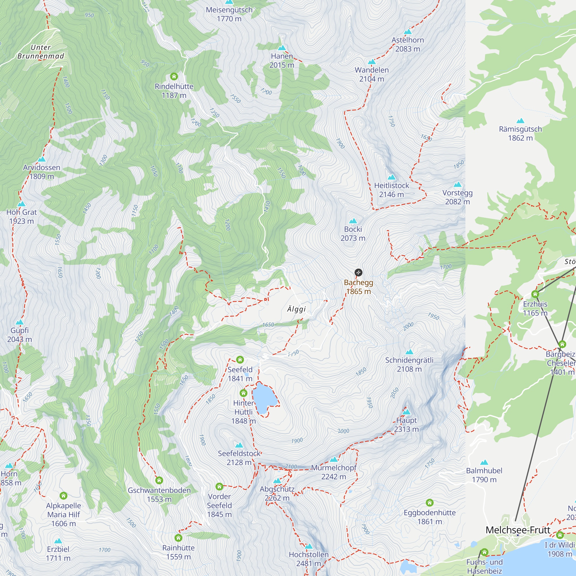 Berggasthaus Aelggialp map