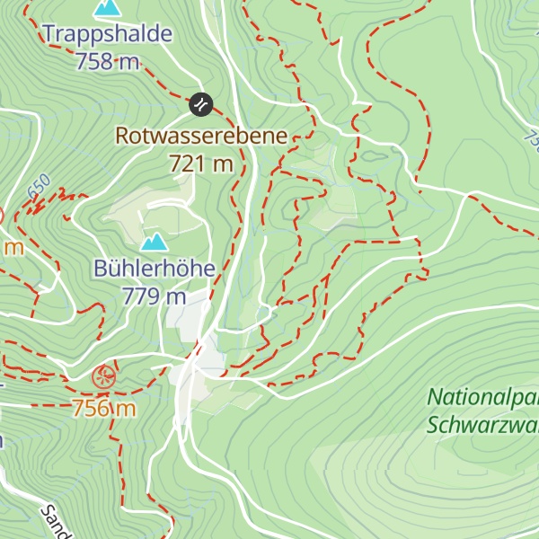 Map of Bernhardus Hütte