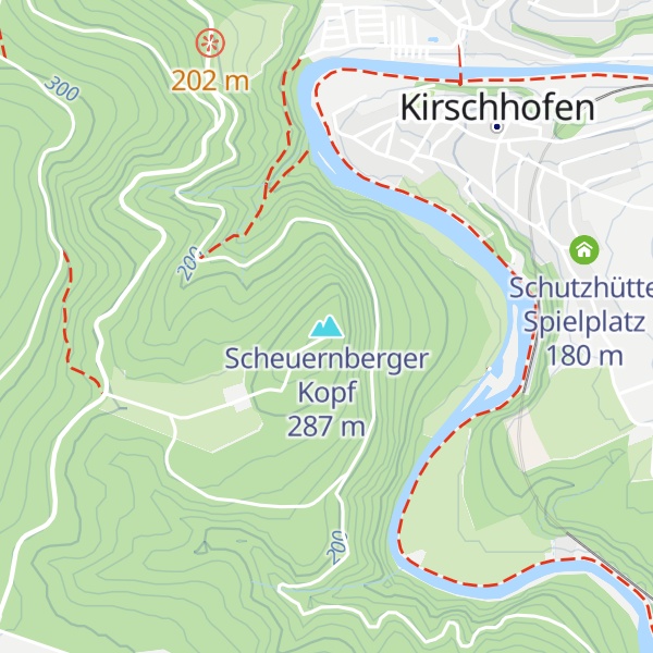 Map of Scheuernberger Kopf