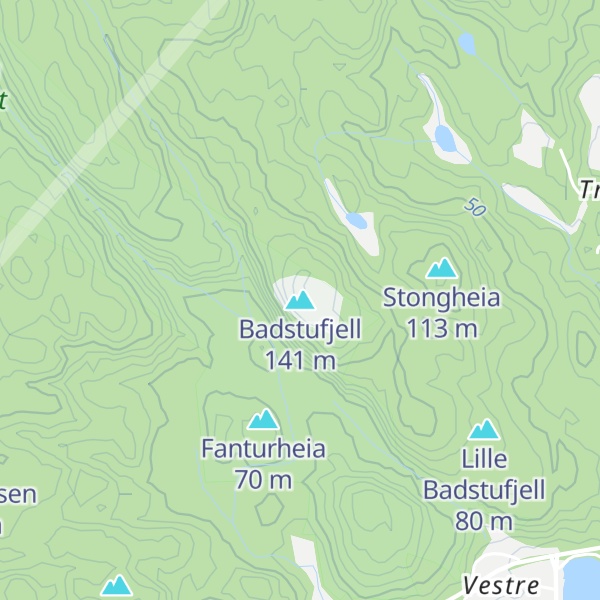 Map of Badstufjell