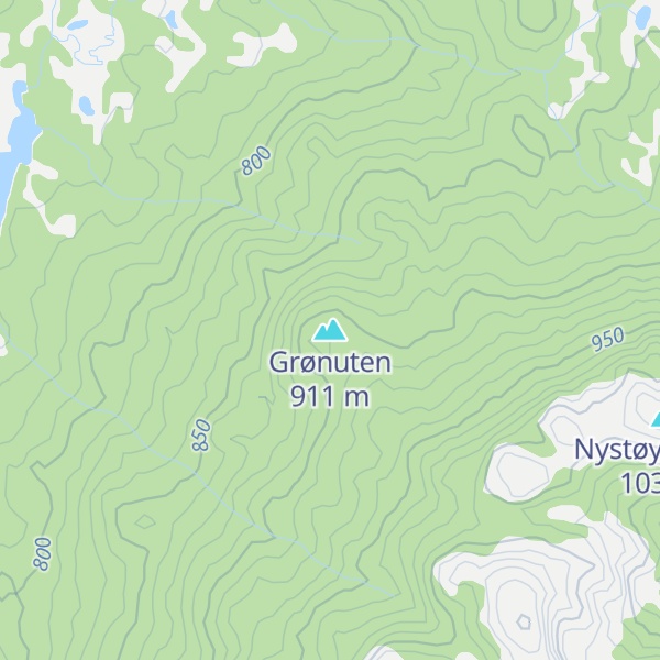 Map of Grønuten