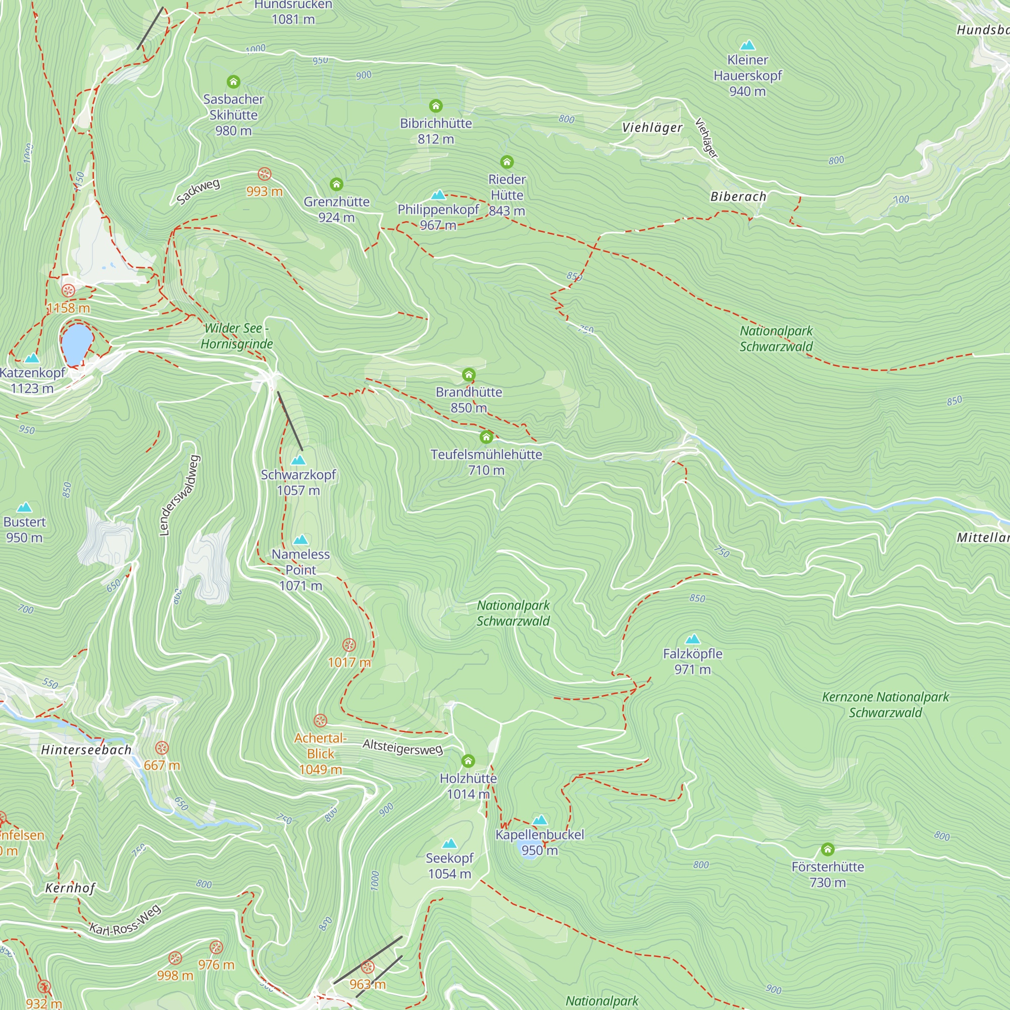 Geißlochhütte map