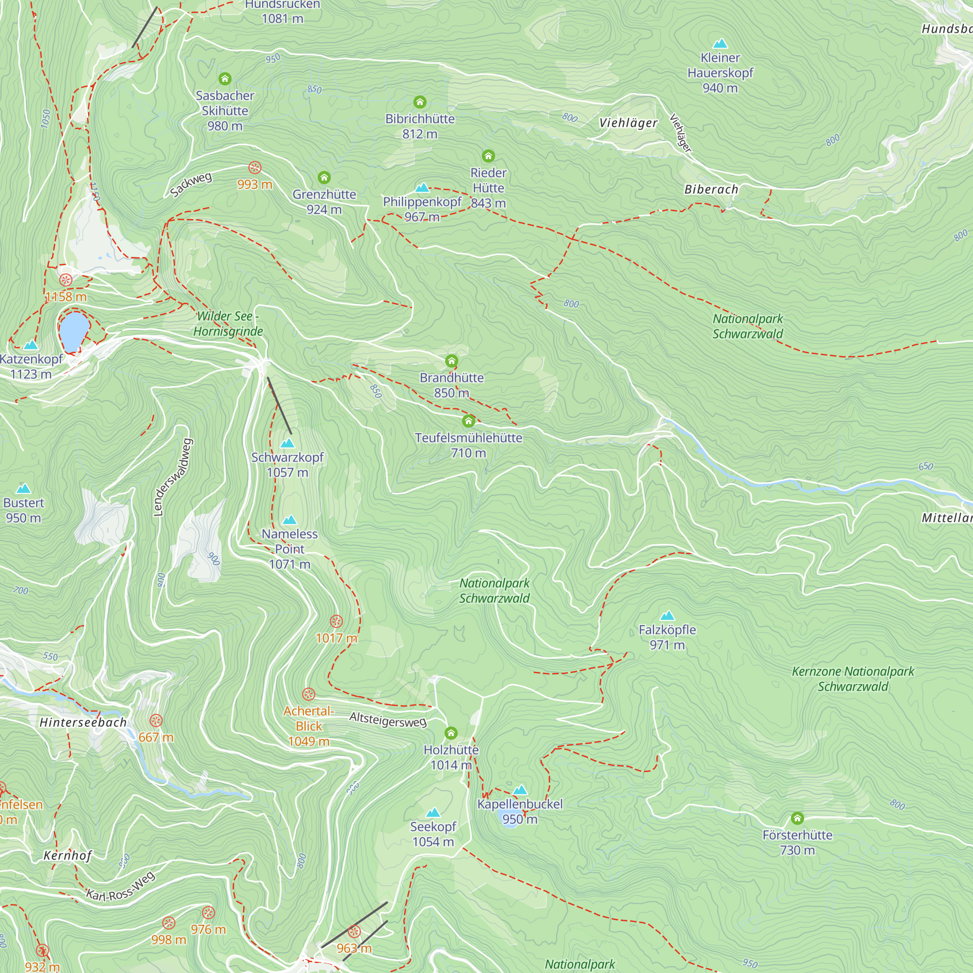 Geißlochhütte map