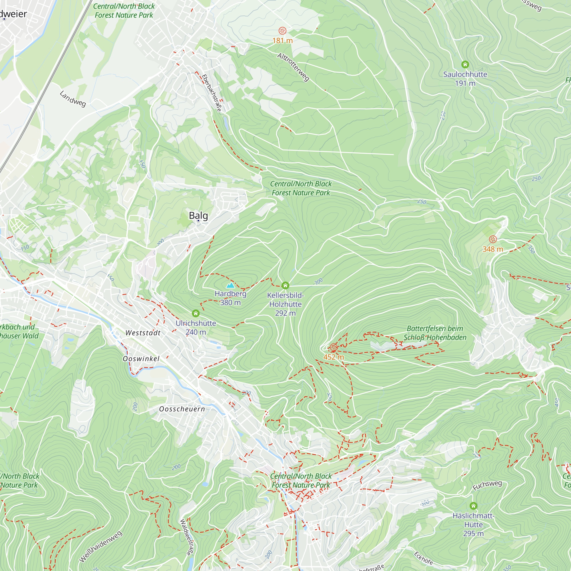 Kellersbild-Holzhütte map