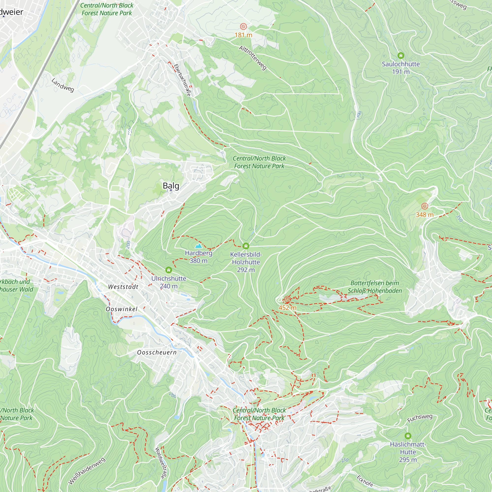 Kellersbild-Holzhütte map