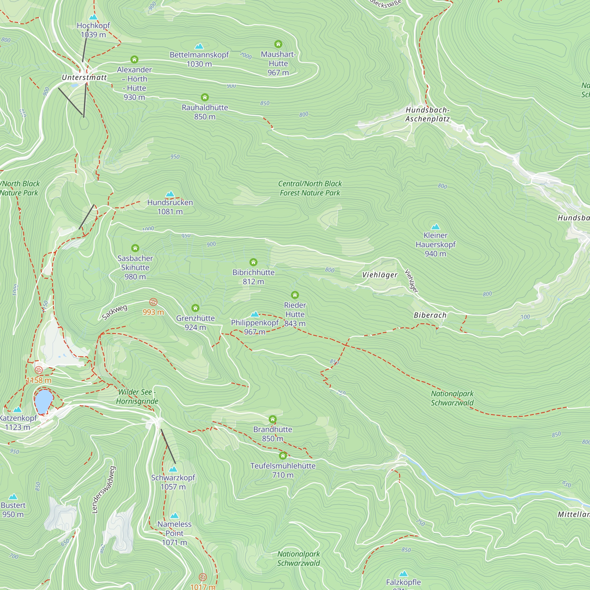 Rieder Hütte map