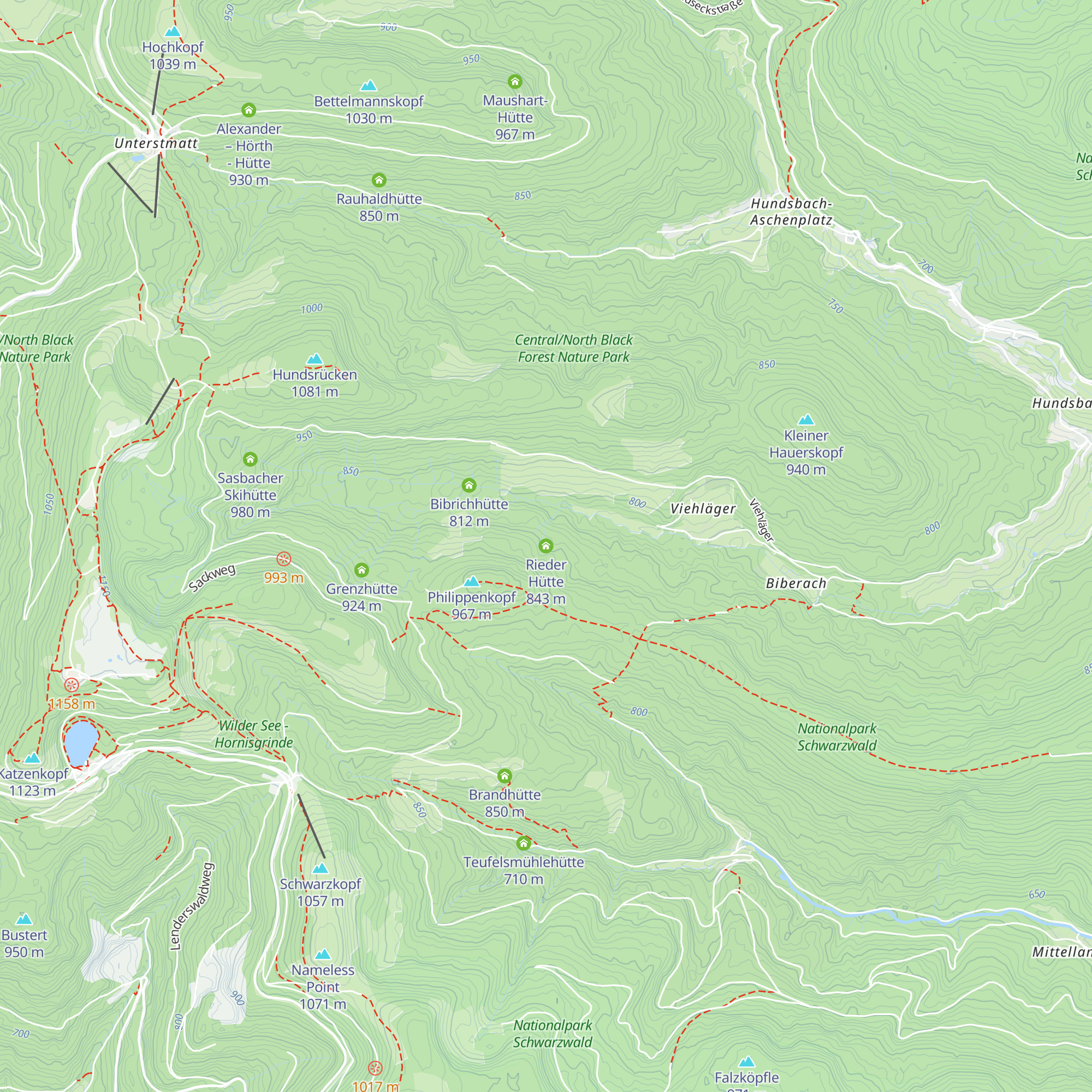 Rieder Hütte map
