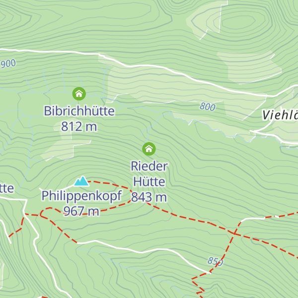 Map of Rieder Hütte
