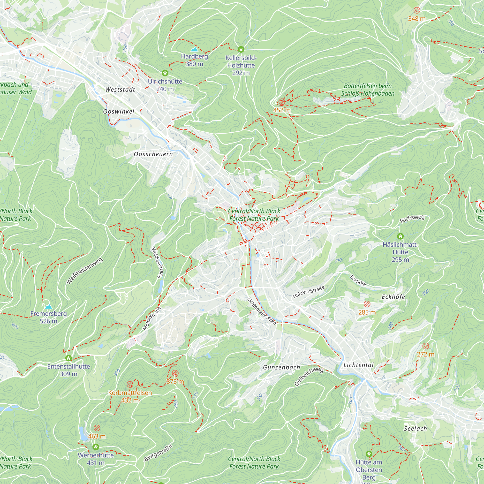 Tourist-Information map