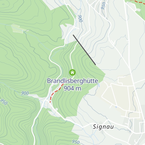 Map of Brandlisberghütte