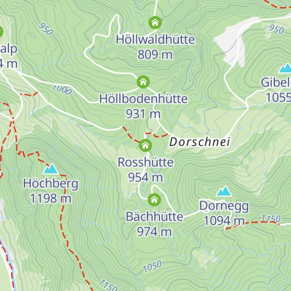 Map of Rosshütte