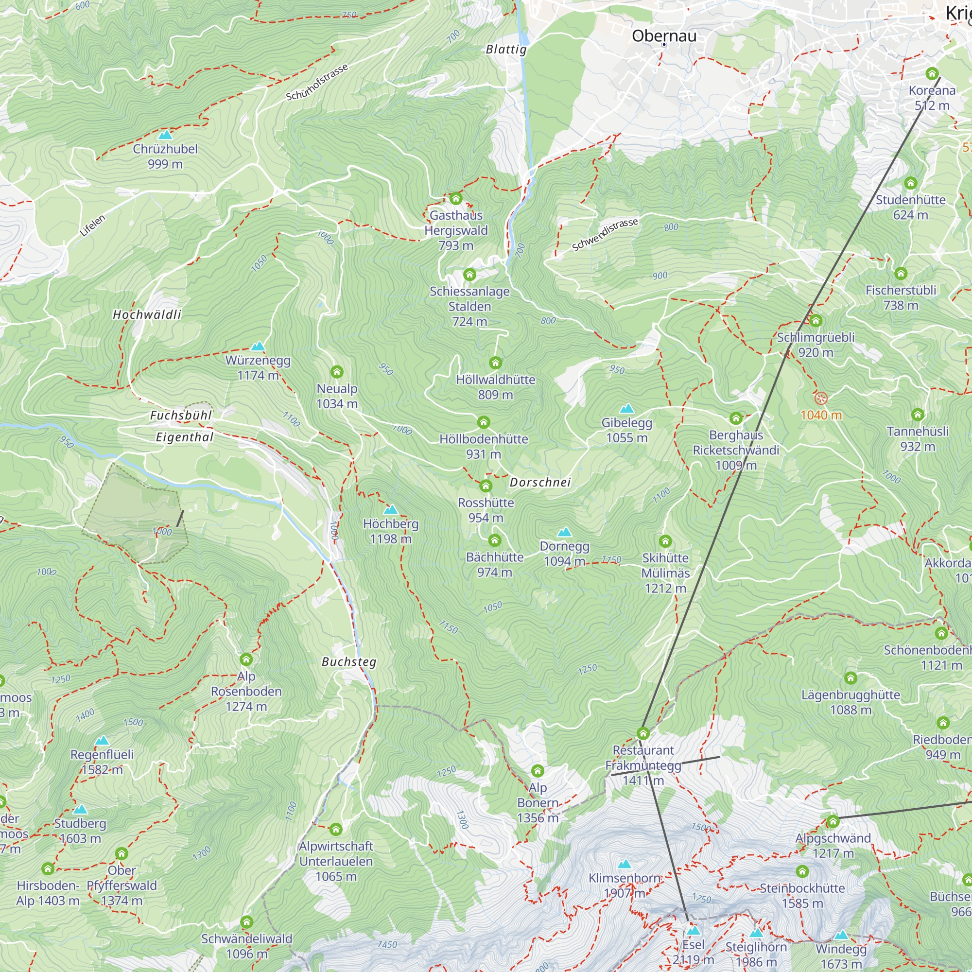 Rosshütte map