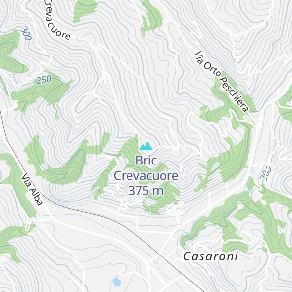 Map of Bric Crevacuore