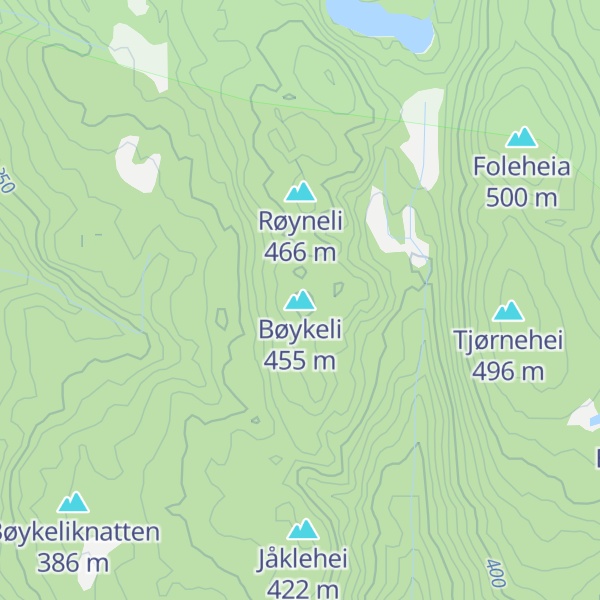 Map of Bøykeli
