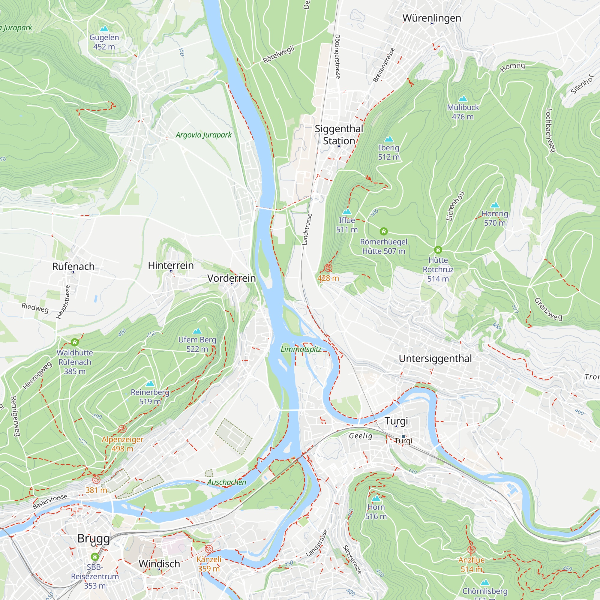 Chämihütte map