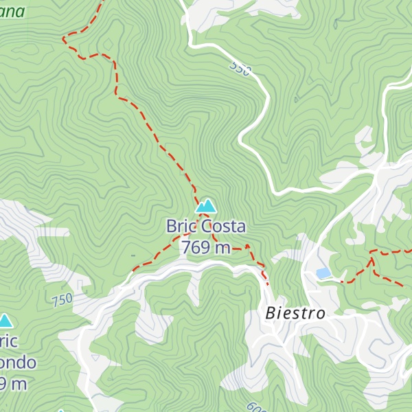 Map of Bric Costa