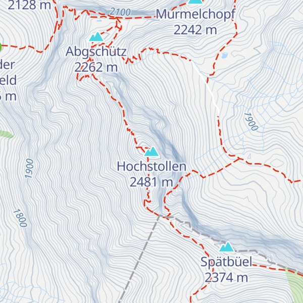 Map of Hochstollen