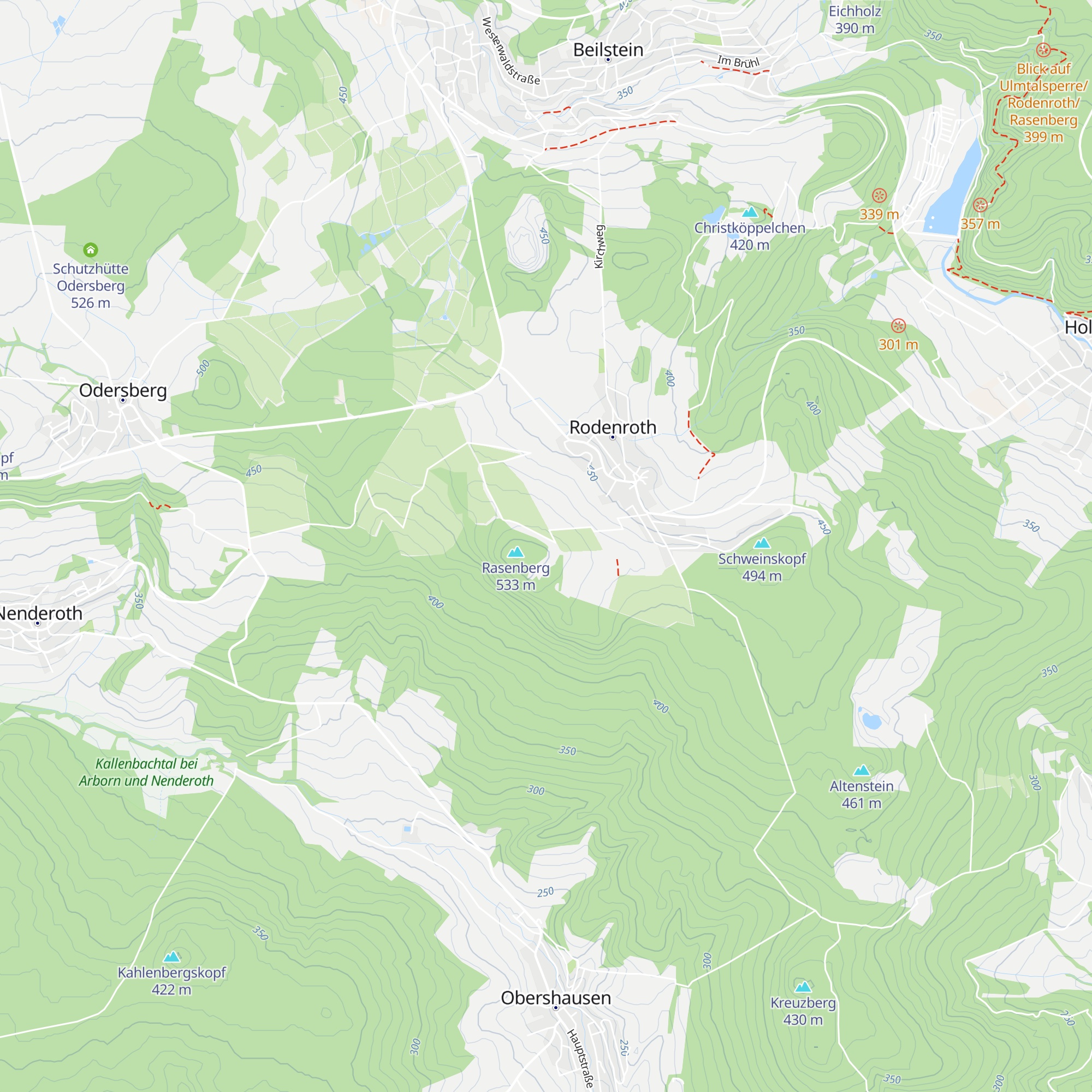 Rasenberghütte map