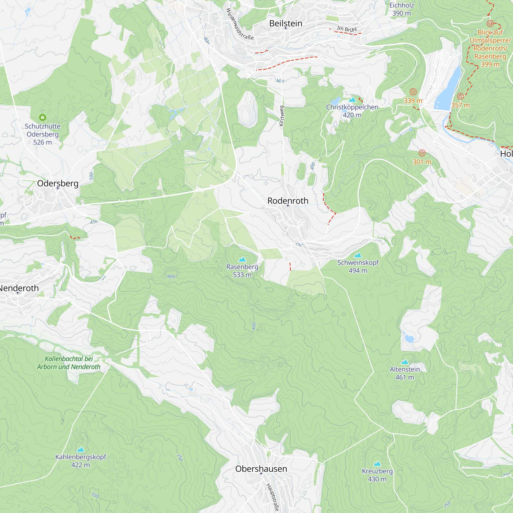 Rasenberghütte map